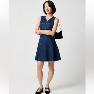 J. Crew Factory Denim Mini Dress